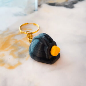 Casco minero llavero